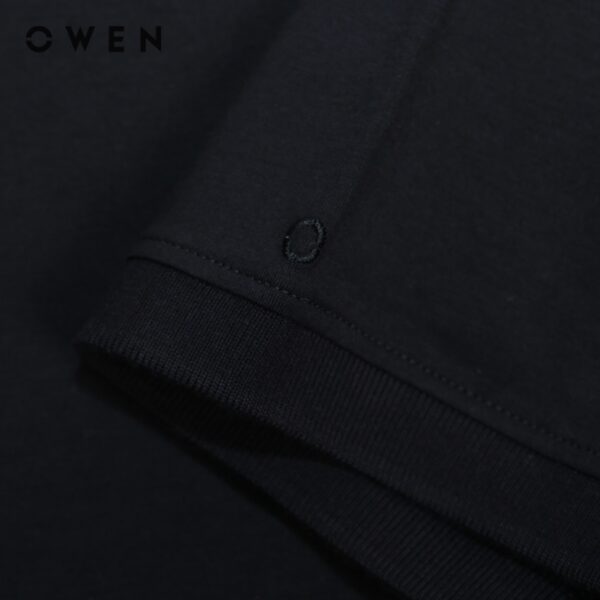 OWEN - Áo polo ngắn tay Bodyfit Đen - APV231342 - Hình ảnh 2