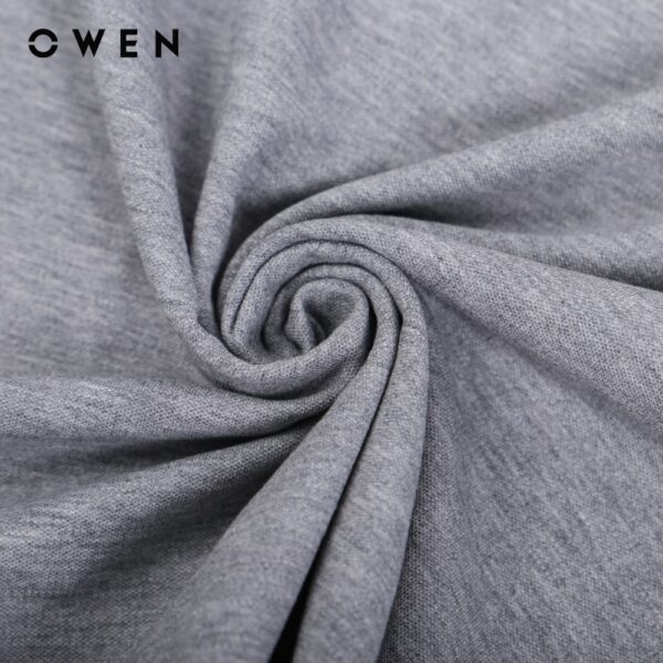 OWEN - Áo polo ngắn tay Bodyfit Ghi - APV221015 - Ảnh 4