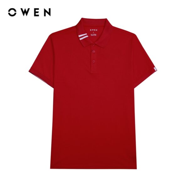 OWEN - Áo polo Ngắn tay Nam Owen Bodyfit Đỏ - APV221644