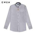 OWEN – Áo sơ mi dài tay Regular Fit màu Be Bamboo – AR230012DT