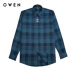 OWEN – Áo sơ mi dài tay Regular Fit màu Xanh lá Bamboo – AR220942D