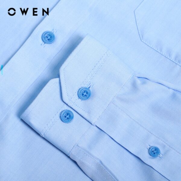 OWEN - Áo sơ mi dài tay Regular Fit Xanh vừa - AR221272DT - Ảnh 4