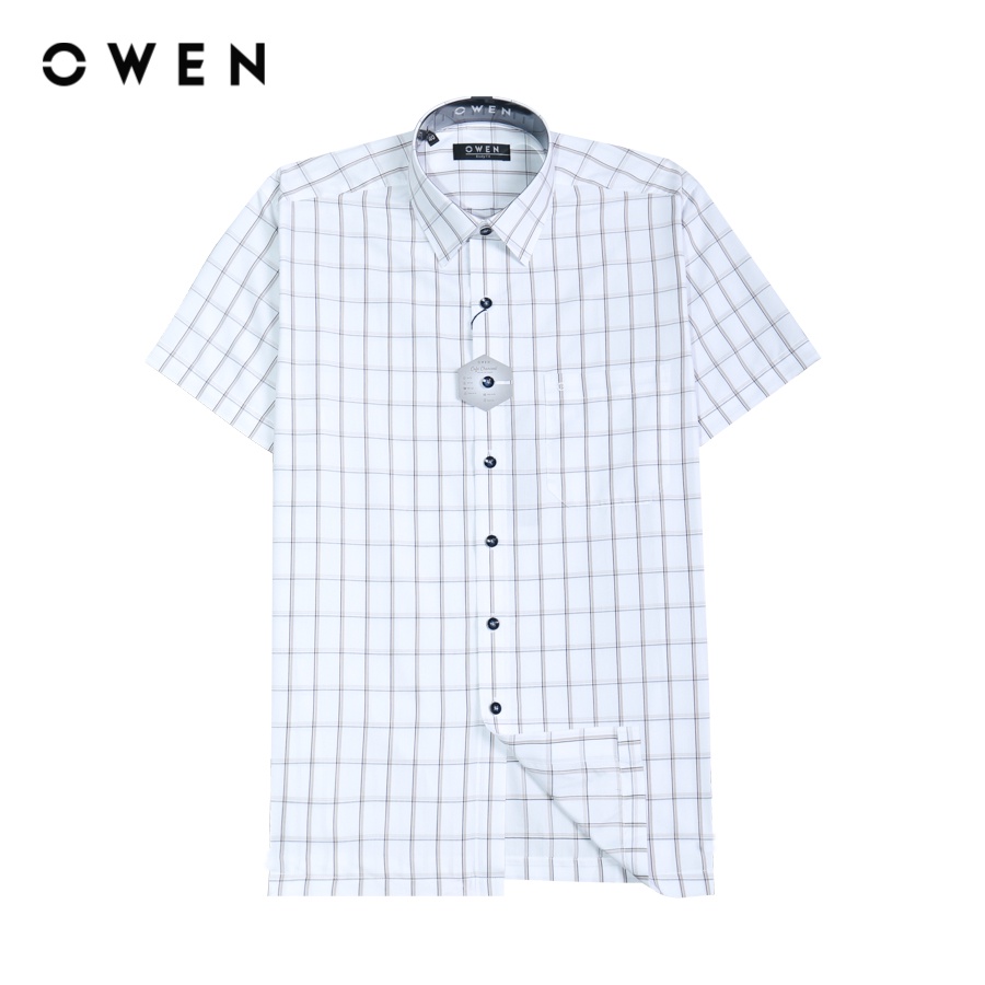 OWEN  Áo sơ mi trắng ngắn tay Owen chất sồi 2275222753 Slimfit   Regularfit  Giá Tiki khuyến mãi 378000đ  Mua ngay  Tư vấn mua sắm   tiêu dùng trực tuyến Bigomart