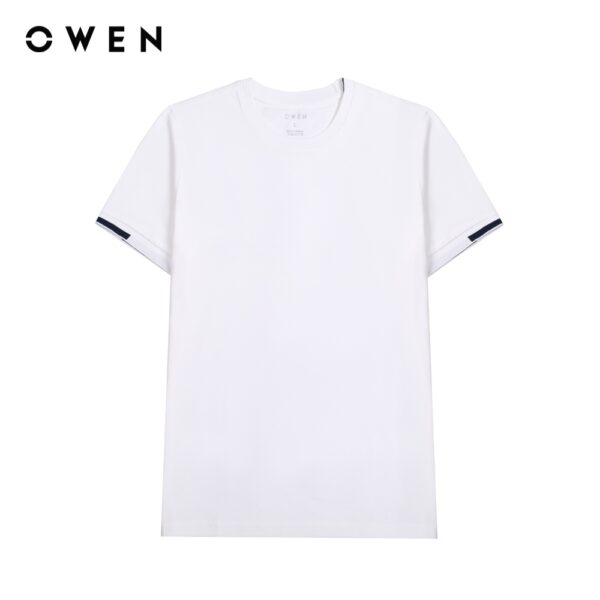 OWEN - Áo thun T-Shirt Body Fit màu Trắng - TSN221170