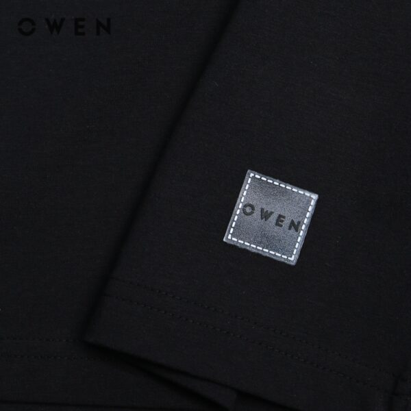 OWEN - Áo Tshirt ngắn tay Body Fit Đen - TSN231428 - Hình ảnh 2