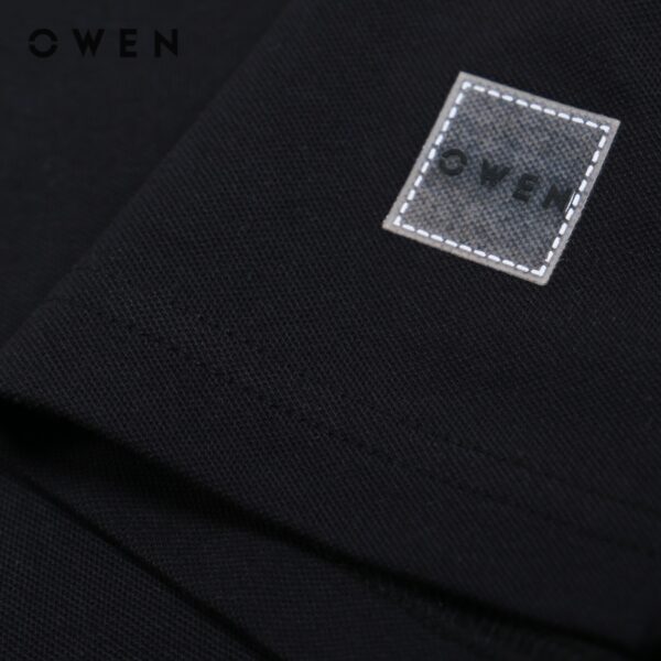 OWEN - Áo Tshirt ngắn tay Body Fit Đen - TSN231462 - Hình ảnh 2