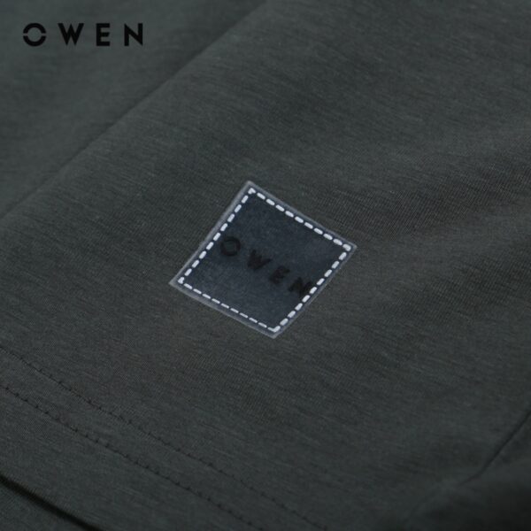 OWEN - Áo Tshirt ngắn tay Body Fit Xám đậm - TSN231440 - Hình ảnh 2