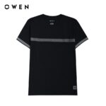 OWEN – Áo Tshirt ngắn tay TSN231437 Body Fit Đen – TSN231437