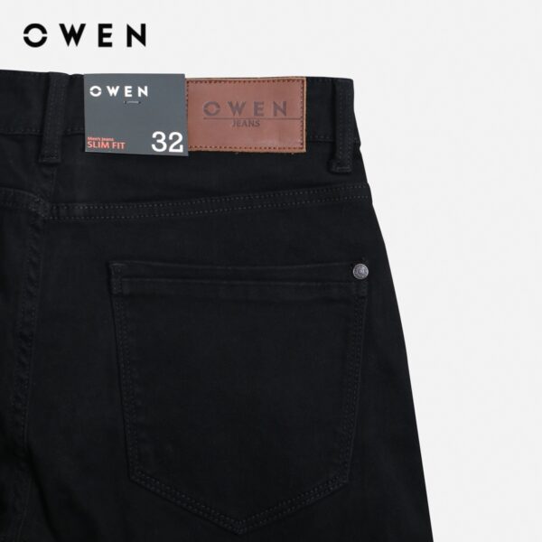 OWEN - Quần jean Slim Fit Đen - QJS230157 - Ảnh 2