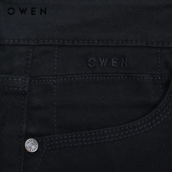 OWEN - Quần jean Slim Fit Đen - QJS230157 - Ảnh 3