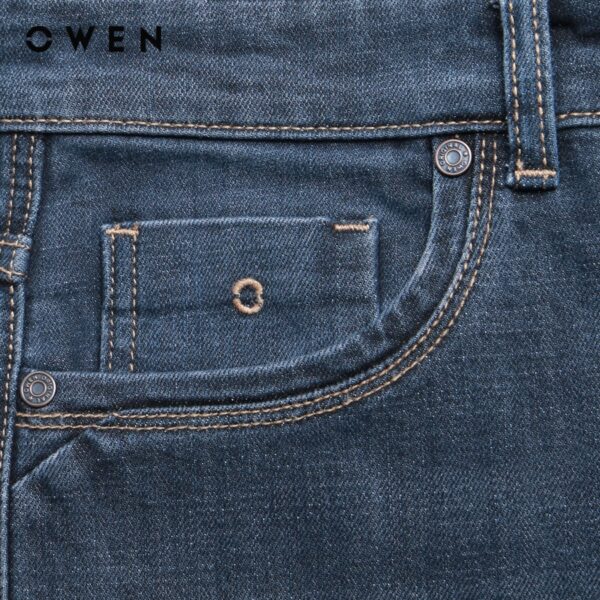 OWEN - Quần jean Slim Fit Xanh - QJSL221498 - Hình ảnh 3