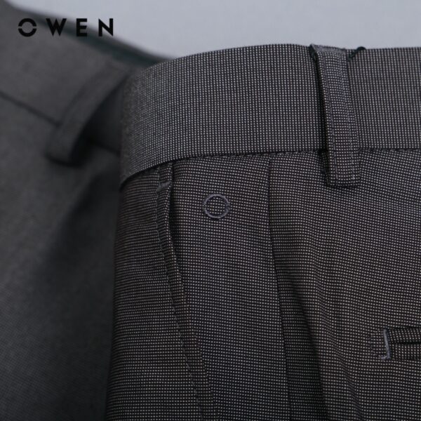 OWEN - Quần tây Slim Fit Ghi - QS231259 - Ảnh 3