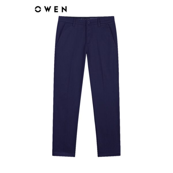 Quần Khaki dài Nam Owen Slimfit Navy - QKSL221138